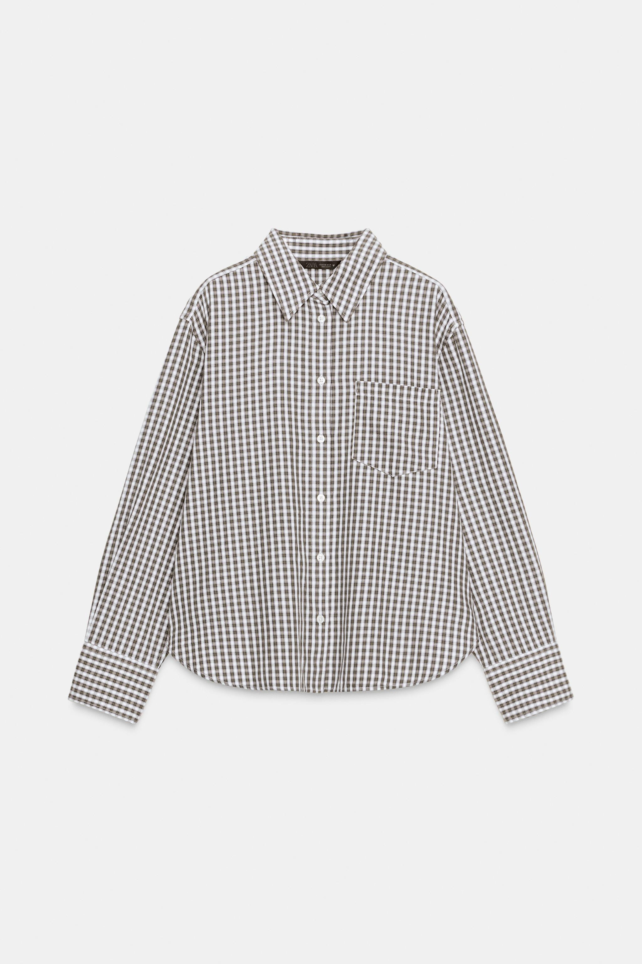 CHECKED OXFORD SHIRT | Zara US