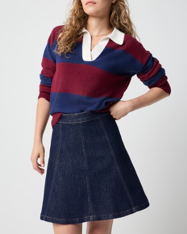 A-line denim skirt

#LTKSeasonal #LTKSaleAlert