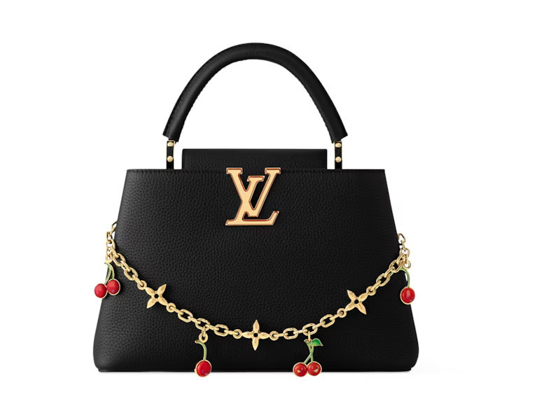 Louis Vuitton x Takashi Murakami Cherry Capucines MM Black | StockX