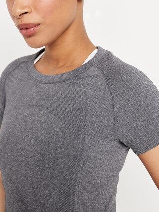 Fluid Seamless Fitted T-Shirt | Old Navy (US)