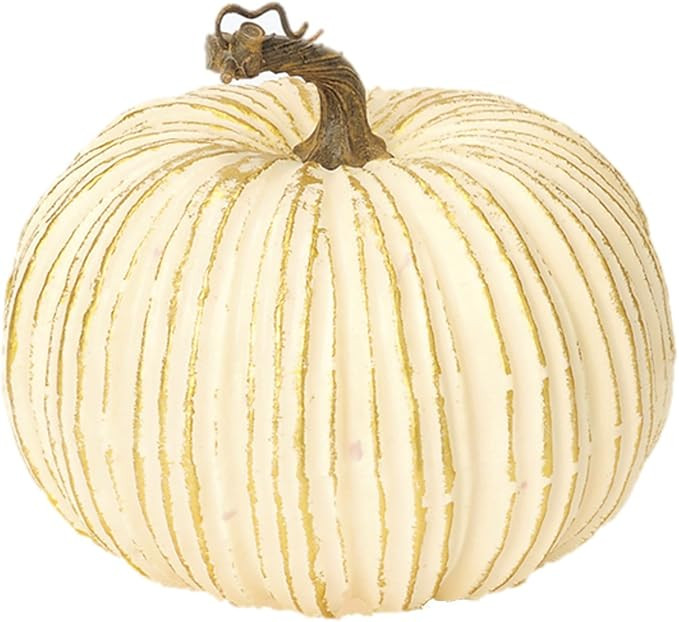 asca Artificial Pumpkin 17 X 19.5 cm Cream White A – 20421 – 011 | Amazon (US)