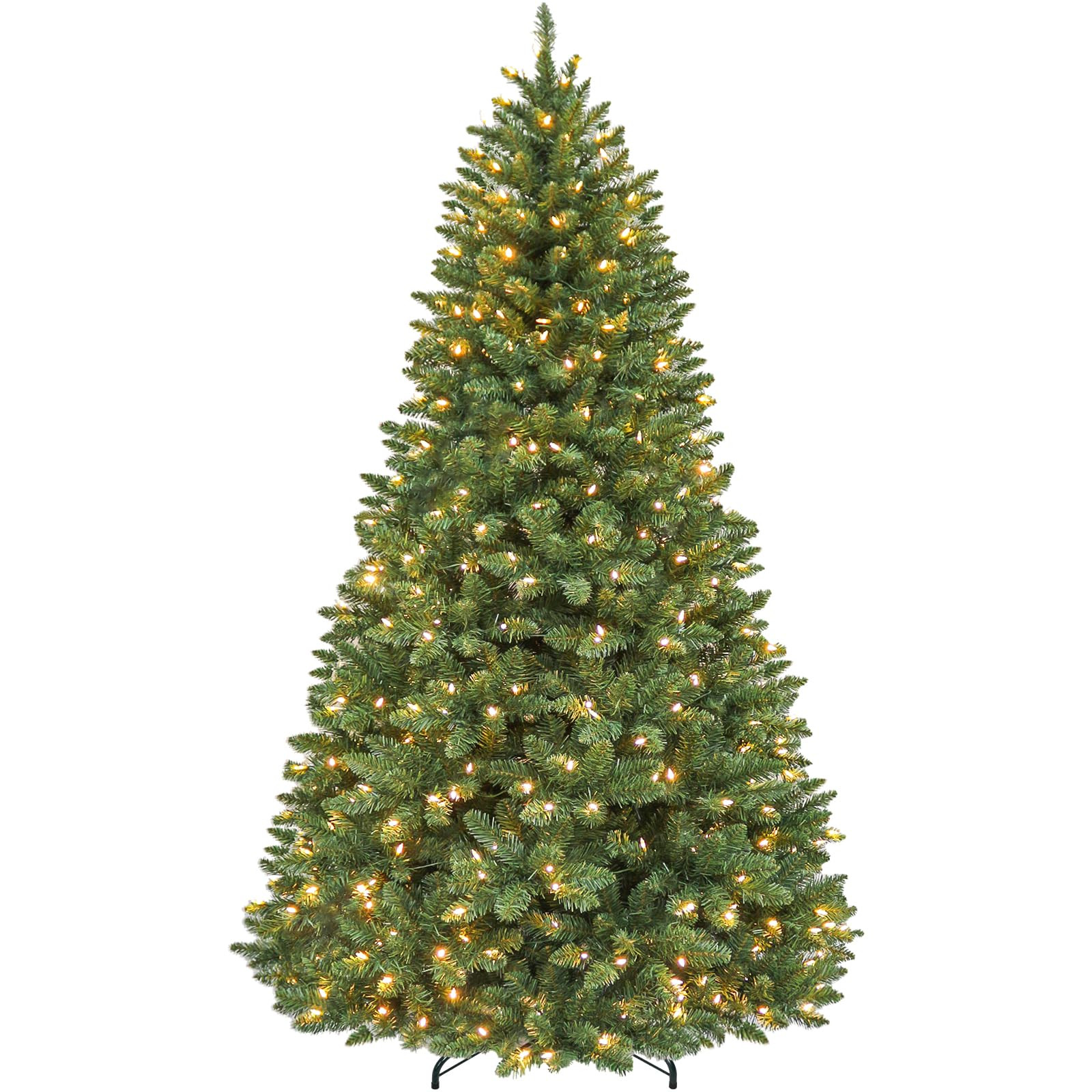 Hykolity 7.5 ft Prelit Artificial Christmas Tree, 1450 Branch Tips Holiday Premium Hinged Xmas Tr... | Amazon (US)