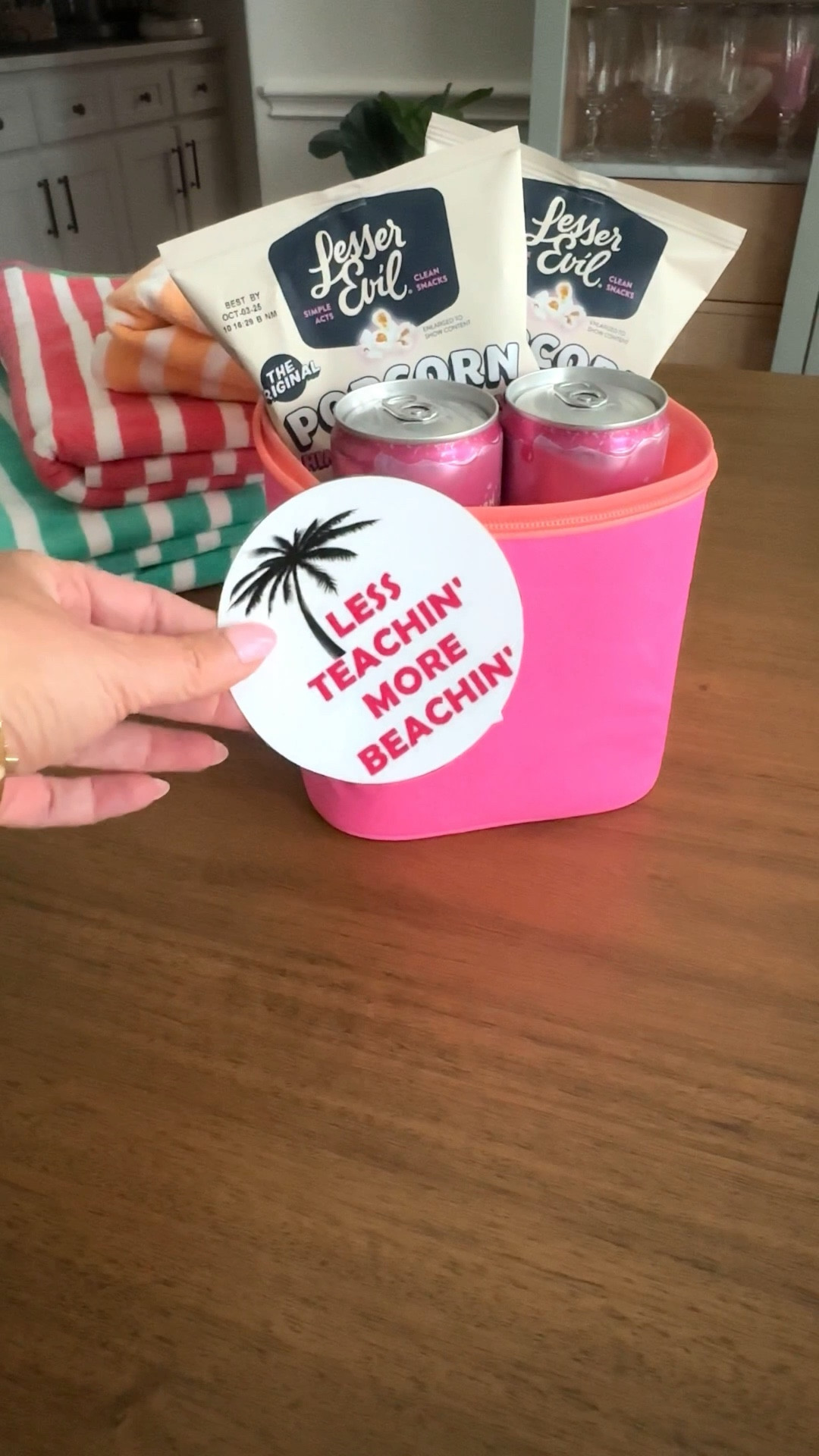 Mini cooler teacher gift idea! All Target! Free printable tag can be found at crispcollective.org
Z


#LTKSeasonal #LTKKids #LTKGiftGuide