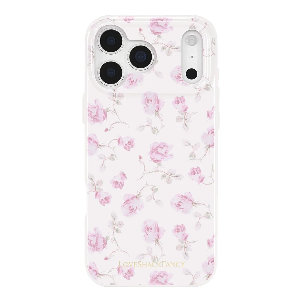 Case-Mate x LoveShackFancy Ribbon Rosa Flora MagSafe - iPhone 17 Pro Max | Case-Mate