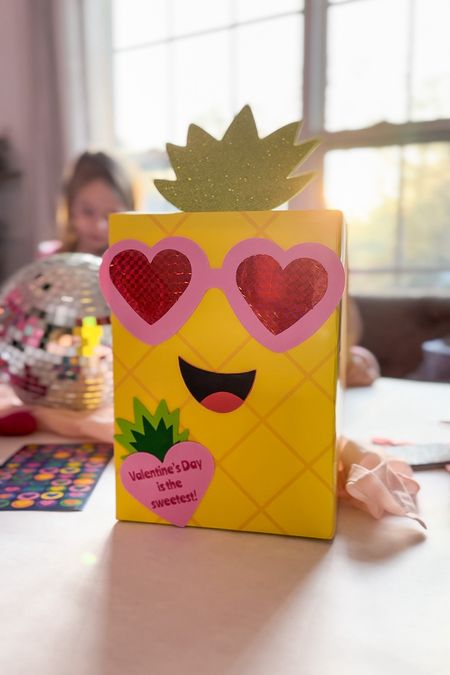  Valentine’s Day card boxes that make a statement! So many cute card boxes and DIYs all in one place. Pineapple DIY card box for Galentine’s day. Valentine’s DIY | card box | craft project | DIY for kids | Pineapple 

#LTKSeasonal #LTKfindsunder50 #LTKparties