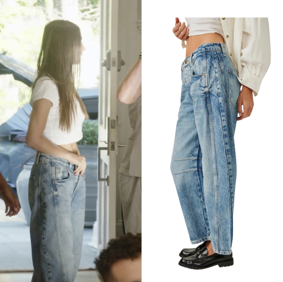 Amanda Batula's Mid Rise Barrel Jeans  

 