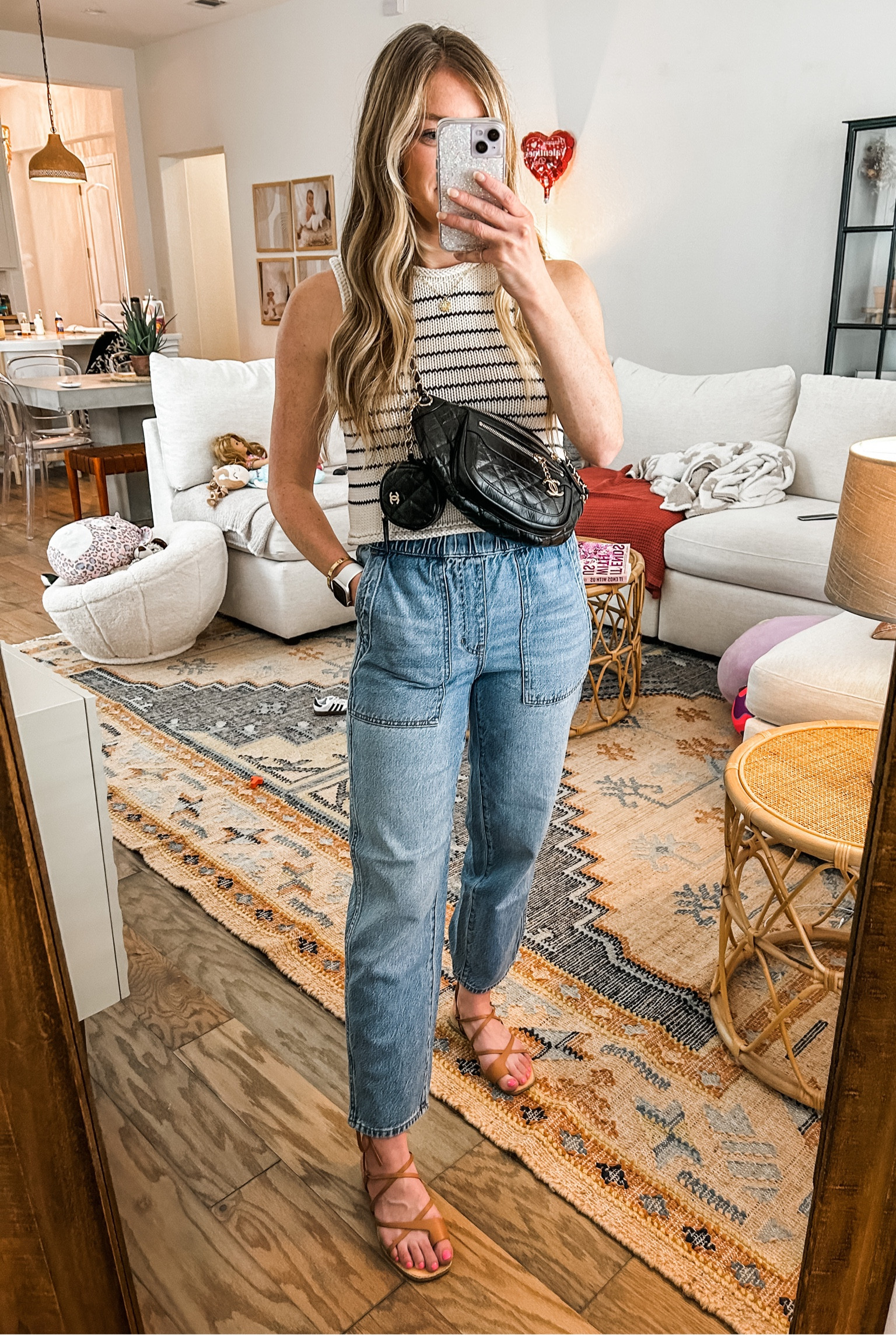 Relaxed Pull-on Jeans