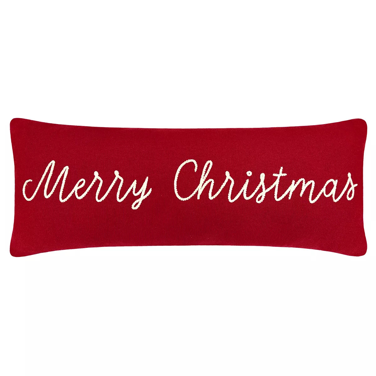 St. Nicholas Square® Red Merry Christmas Knit Pillow | Kohl's