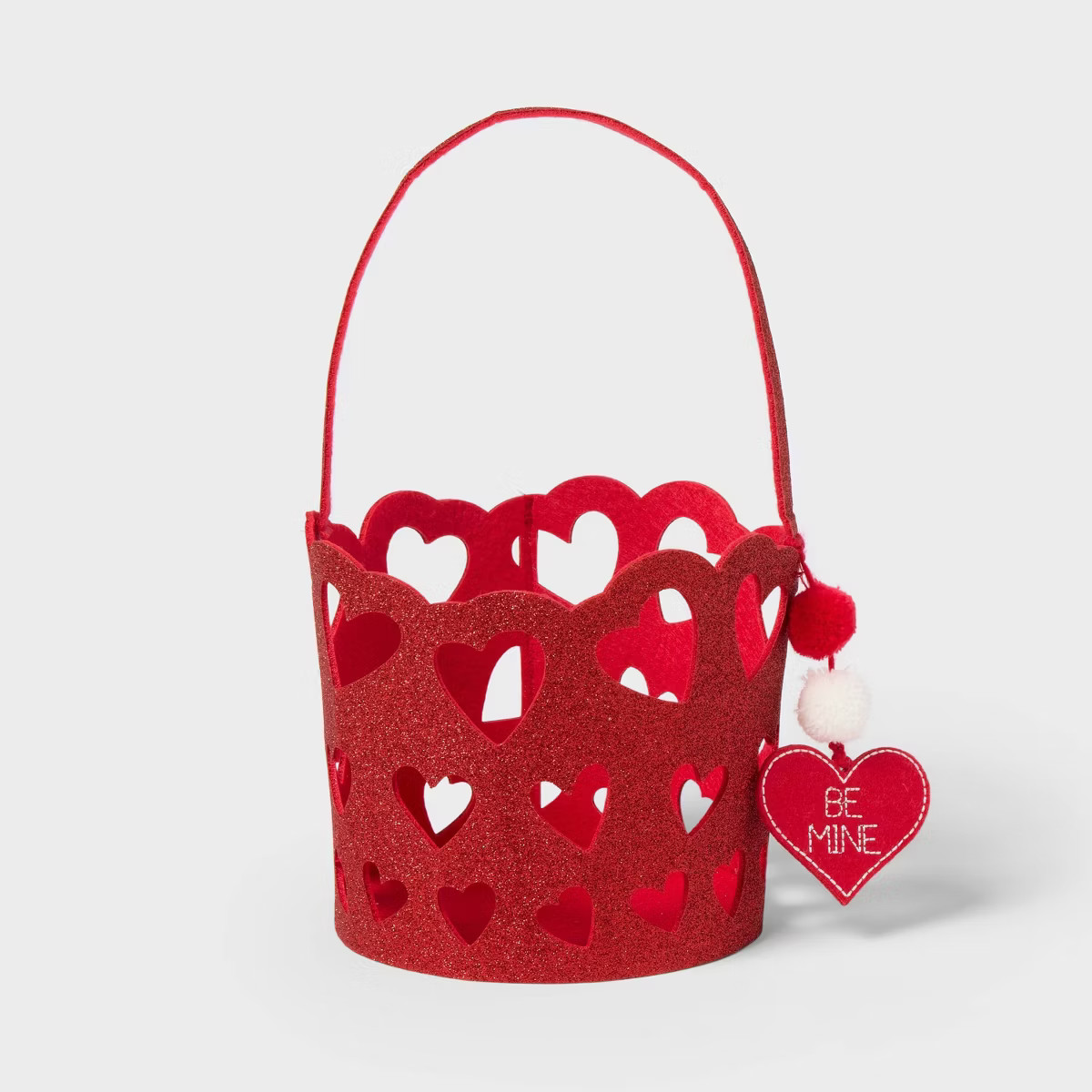 Valentine's Day Felt Basket Red - Spritz™ | Target