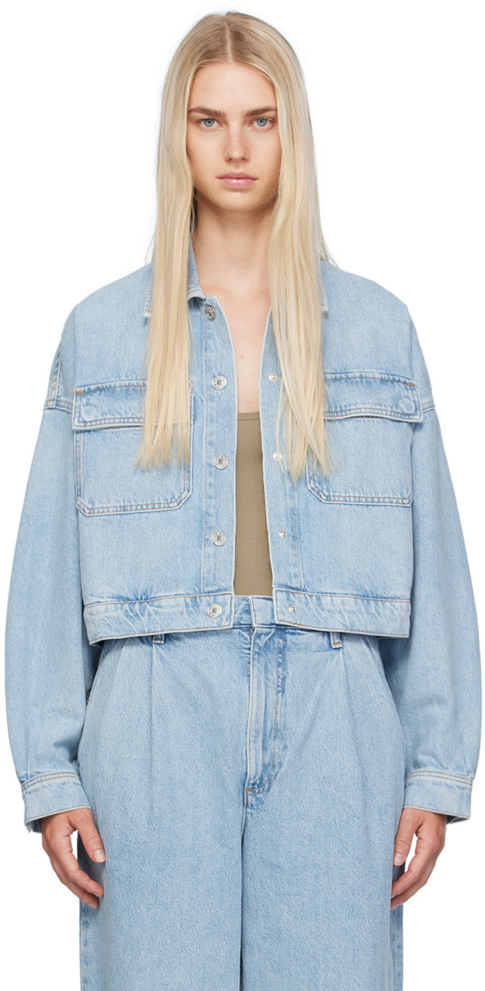 AGOLDE Blue Luka Denim Jacket | SSENSE