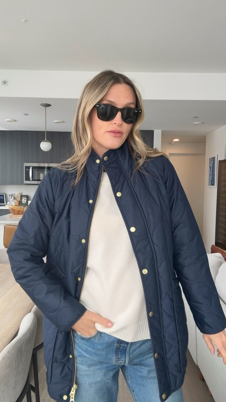 Clearly, I'm a huge fan of the Quince cashmere sweaters (I have an almost every color) but how did I not know about their sweats?! these are the type of sweatpants you can dress up with a cute jacket and sneakers or snuggle up on the couch with. I also love this jacket for the spring with jeans or over a workout look. Comment SHOP below for the details on @onequince new arrivals! 

#quincepartner

#LTKSeasonal #LTKootd
