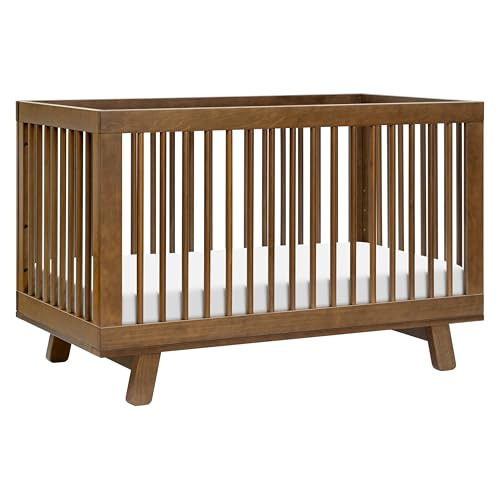 Babyletto Hudson 3-in-1 Convertible Crib with Toddler Bed Conversion Kit in Natural Walnut, Greenguard Gold Certified | Amazon (US)