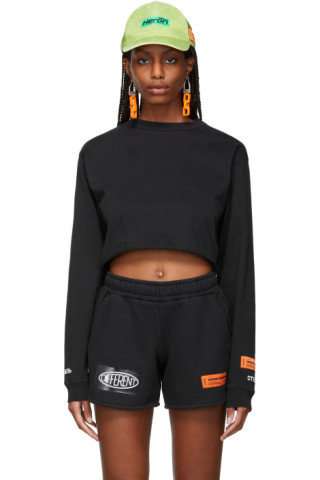 Different Crop Long Sleeve T-Shirt | SSENSE