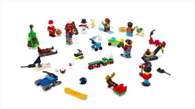 LEGO City 2024 Advent Calendar, Countdown Holiday Gift for Ages 5 and Up, Miniature Christmas Fig... | Walmart (US)