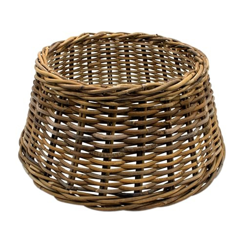 Rattan Weihnachtsbaumrock aus Weide 60 cm - Natur hell - Abdeckung für den Christbaum Ständer - Weihnachtsbaum Decke Baum Kragen Tannenbaum Rock | Amazon (DE)