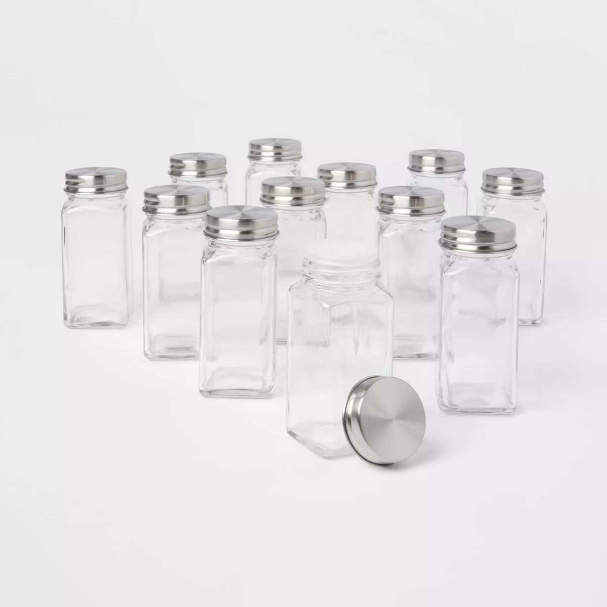 3oz 12pk Square Spice Jar Set - Threshold™ | Target