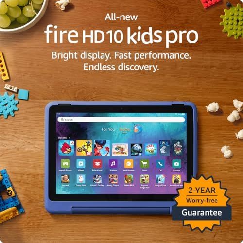 Amazon Fire HD 10 Kids Pro tablet- 2023, ages 6-12 | Bright 10.1" HD screen | Slim case for older... | Amazon (US)