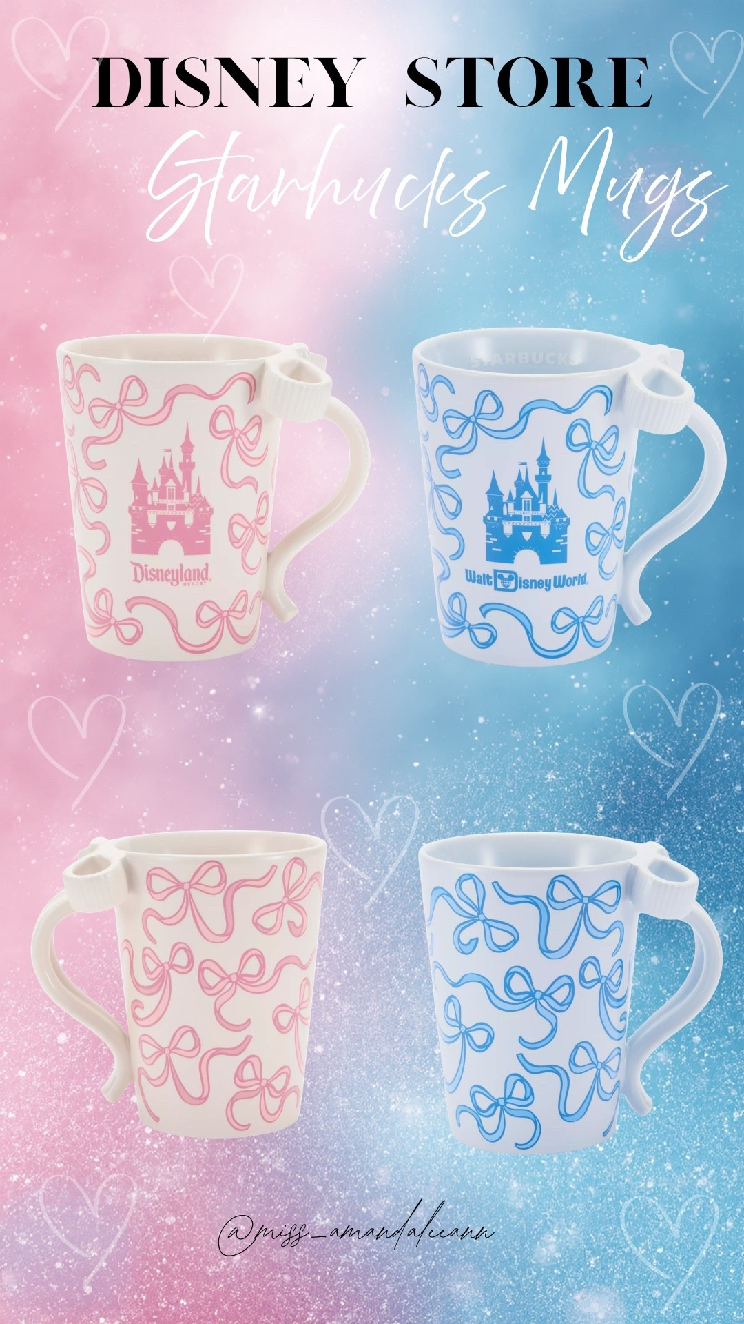 The viral Starbucks Disney mugs are online !! 💓🌸💙🦋