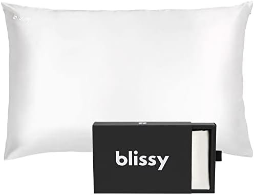 Blissy Silk Pillowcase - 100% Pure Mulberry Silk - 22 Momme 6A High-Grade Fibers - Satin Pillowca... | Amazon (US)