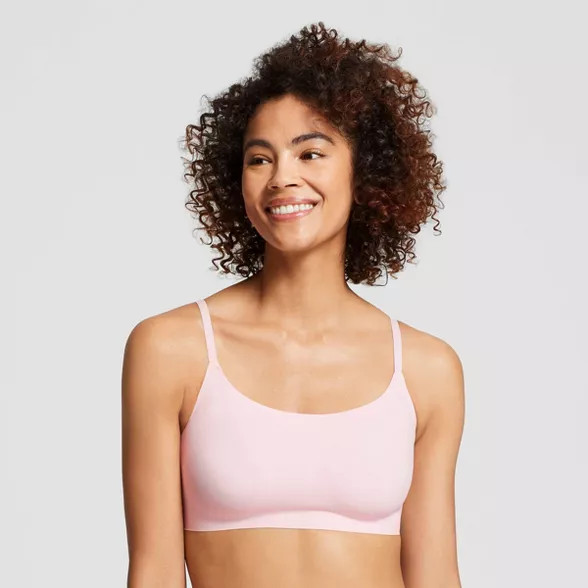 True & Co. True Everybody Women's Adjustable Strap Scoop Neck Bra | Target
