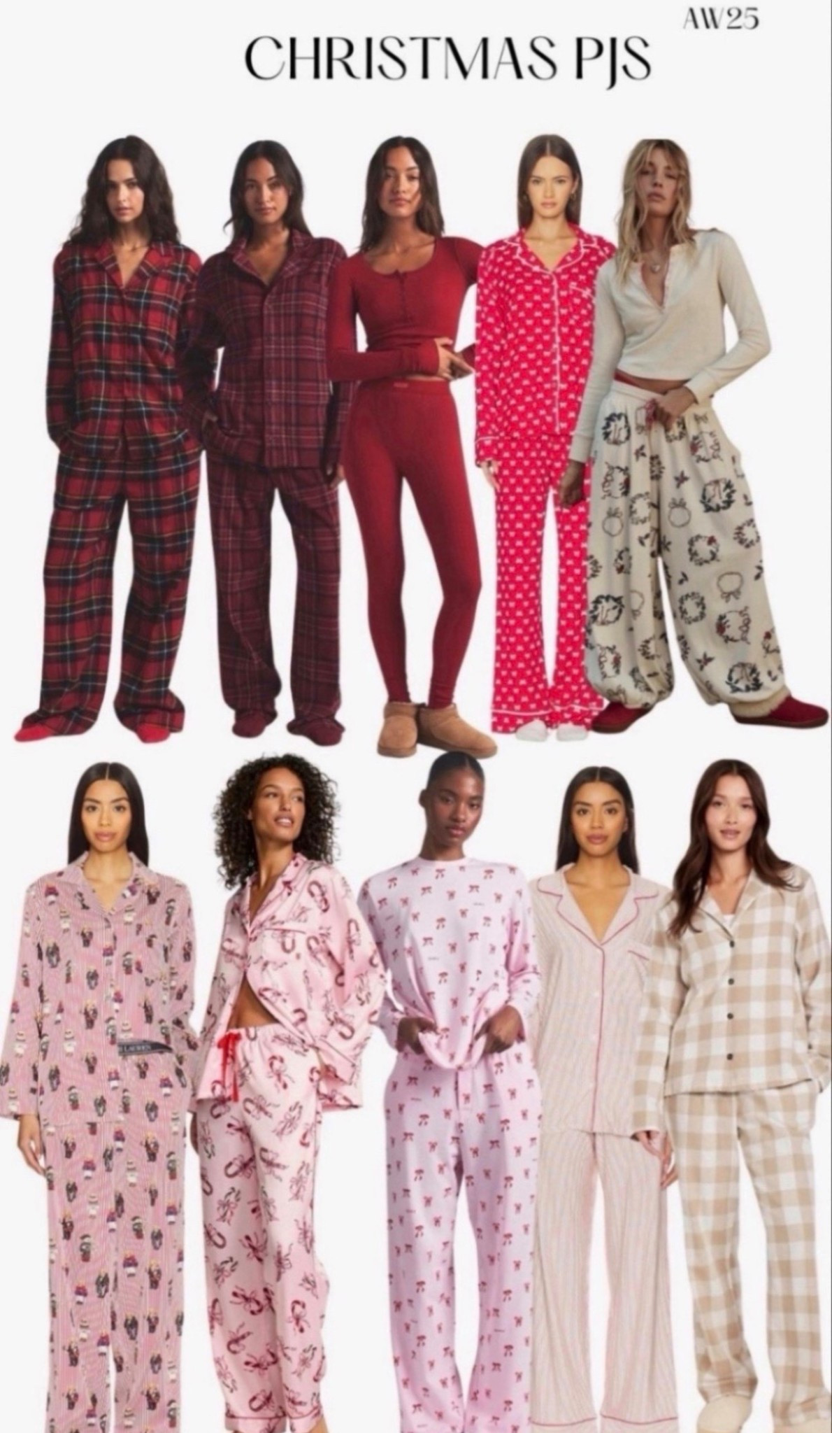 Christmas PJs are here! Plaid, satin, striped, patterned, and solid Christmas colors. Makes a great gift for your loved ones or for yourself! 
#pjs #pajamas #christmas #holiday #gift #giftguide #forher #revolve #skims #gap #h&m 
#pajama #cyberweek #sale #red #plaid #pink #christmas #holoday 



#LTKCyberWeek #LTKHoliday #LTKGiftGuide

#LTKFindsUnder100 #LTKSeasonal #LTKSaleAlert