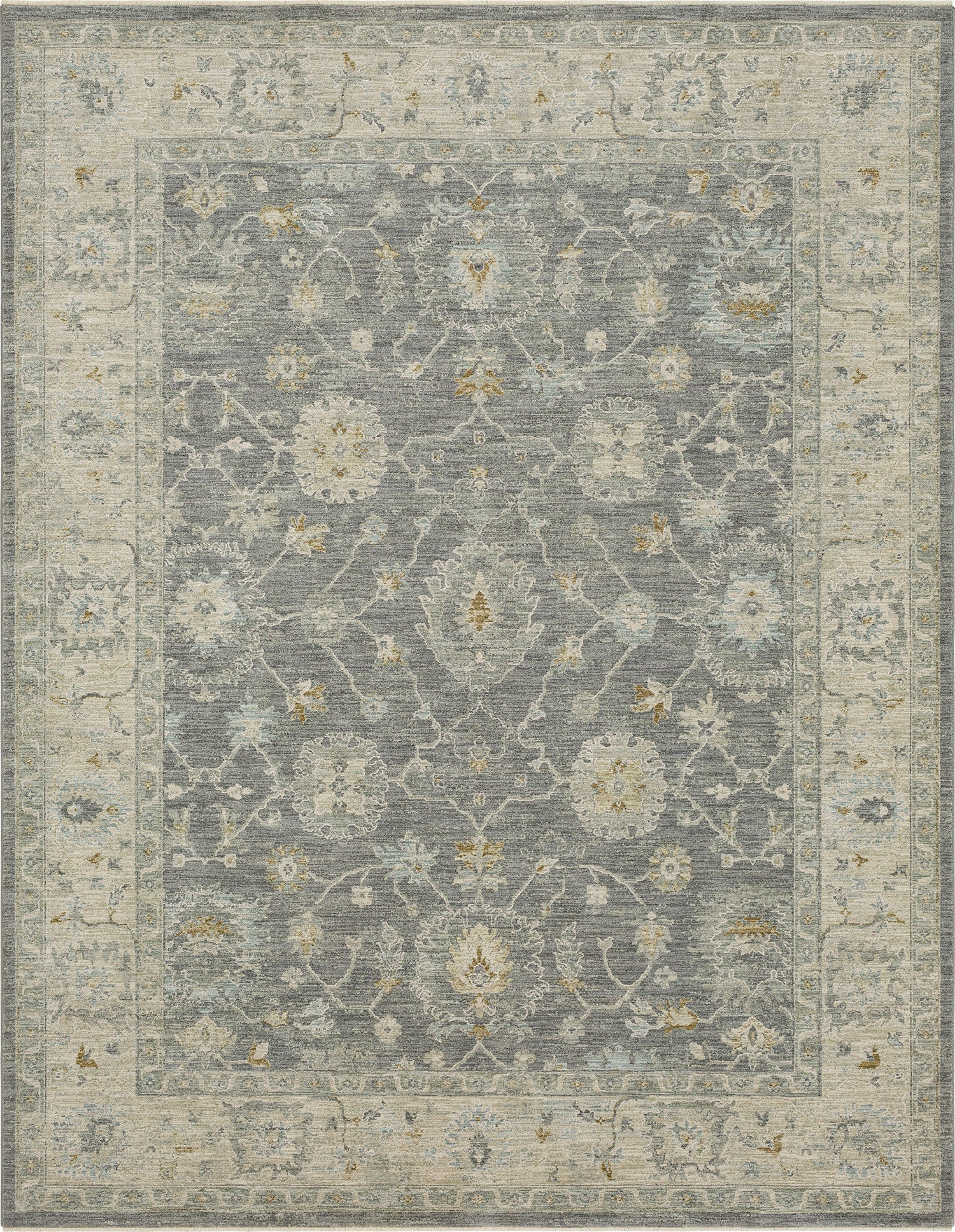Karastan Adalia Kahta Dark Gray Area Rug | Covered By Rugs