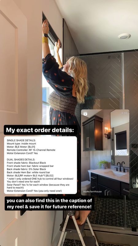 Sharing my exact order of my custom motorized roller shades from Amazon! 

Amazon home / home / bathroom / living room / bedroom / Amazon gadget / viral 

#LTKfamily #LTKhome #LTKsalealert