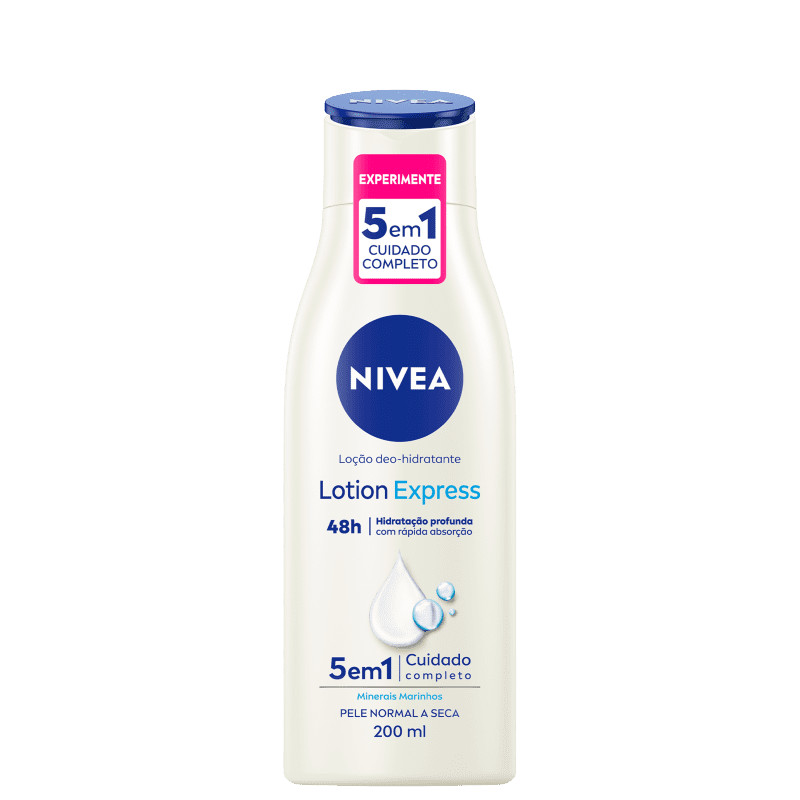 NIVEA Lotion Express 48h Hidratação Profunda
        
              - Loção Hidratante 200ml | Beleza Na Web (BR)