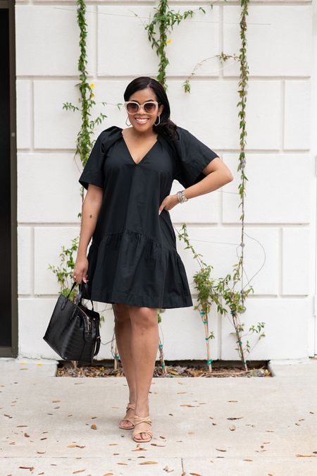 Love a simple LBD styled with a a pair of tan sandal heels in the spring! 

Easy spring outfit. casual office outfit. Spring fashion. LBD. Tan sandals. Black tote bag.

#LTKstyletip #LTKSeasonal #LTKworkwear