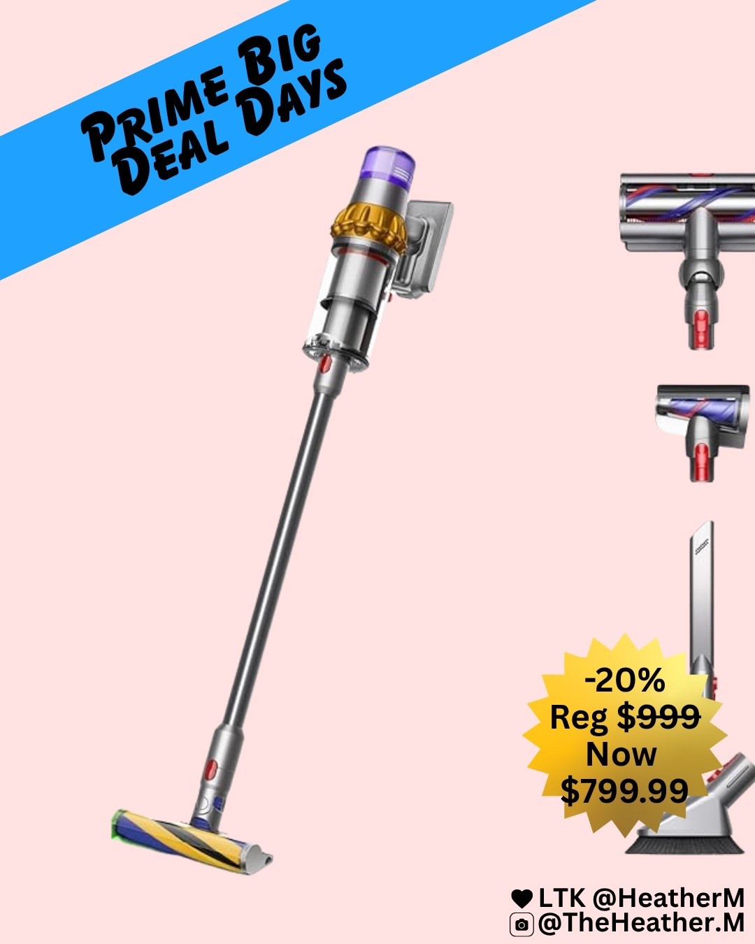 Love this one SOO much we bought it twice 😂 (had one & sold during a move, had to have again after buying our new home). The green laser light is the BEST feature & you can’t beat a Dyson. It’s scary how much this vacuum reveals when you think you’ve actually cleaned well. 

#LTKSeasonal #LTKSaleAlert #LTKHome