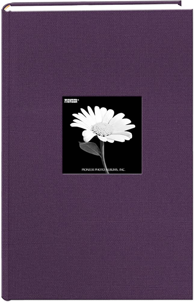 Fabric Frame Cover Photo Album 300 Pockets Hold 4x6 Photos, Wildberry Purple | Amazon (US)