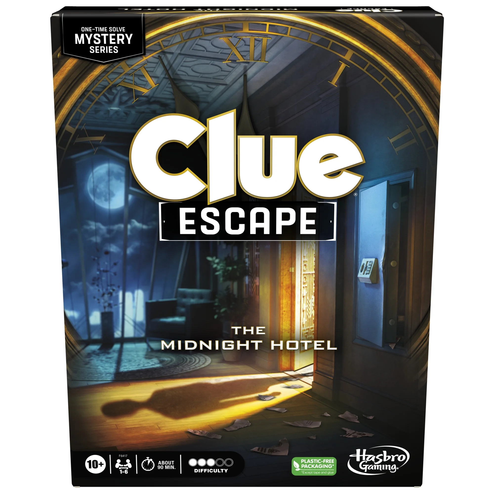 Clue Escape: The Midnight Hotel Board Game, 1-Time Solve Escape Room Games, Halloween Mystery Gam... | Walmart (US)