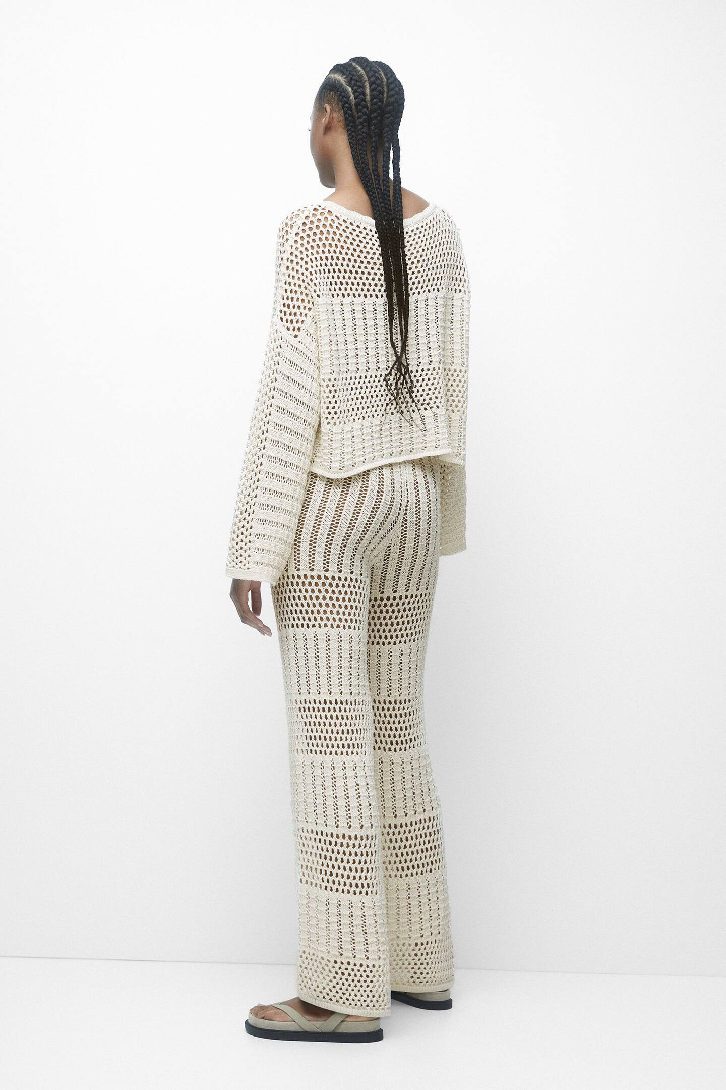 Crochet trousers | PULL and BEAR UK