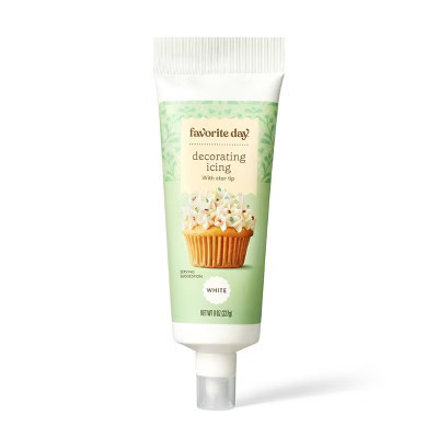 Holiday White Decorating Icing with Built-in Tip - 8oz - Favorite Day™ | Target
