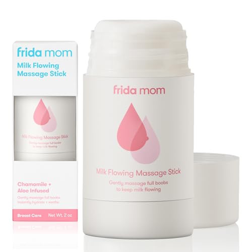 Frida Mom Milk Flowing Massage Stick for Breastfeeding and Nursing Moms, Infused with Chamomile + Aloe to Hydrate and Soothe | Amazon (US)
