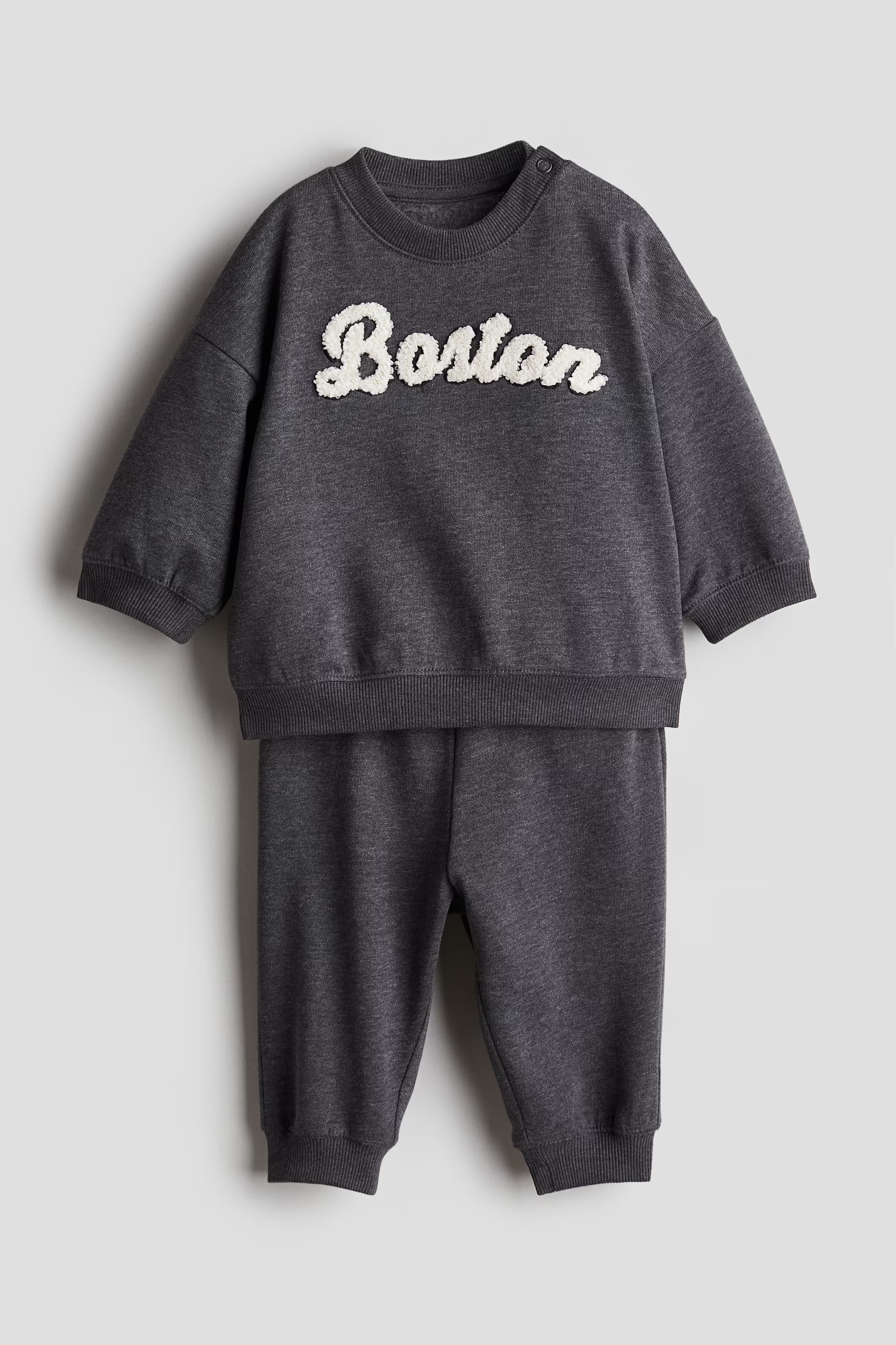 2-piece Set with Text Motif - Dark blue/NYC - Kids | H&M US | H&M (US + CA)