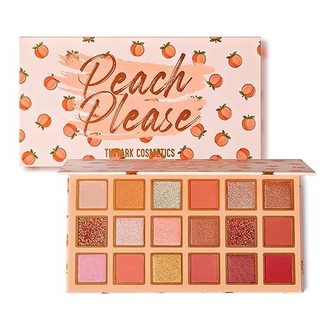 TINTARK Peach Please 18 Colour Eyeshadow Palette for Beauty - Eyeshadow Cosmetics with... | Amazon (US)