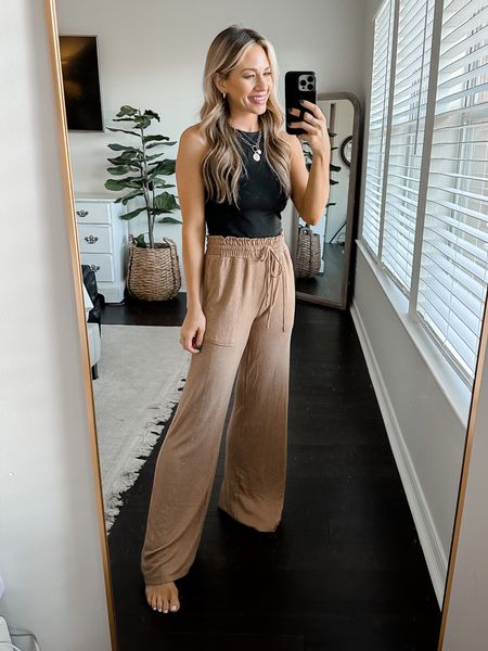 Wearing a small in Amazon tank and xs in target lounge pants. Both run tts. //

Lounge outfit. Comfy outfit. Comfy pants. Sleep pants. Pj pants. 

#LTKSeasonal #LTKunder50 #LTKstyletip