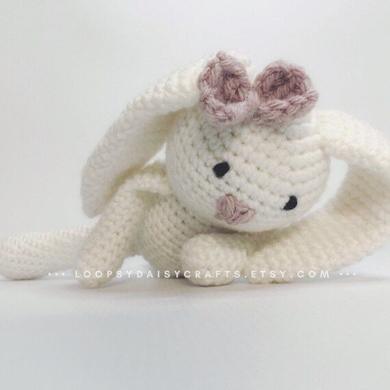Small Bunny | Crochet Bunny | Newborn Photo Prop | Bunny Stuffed Animal | Stuffed Small Bunny | I... | Etsy (US)