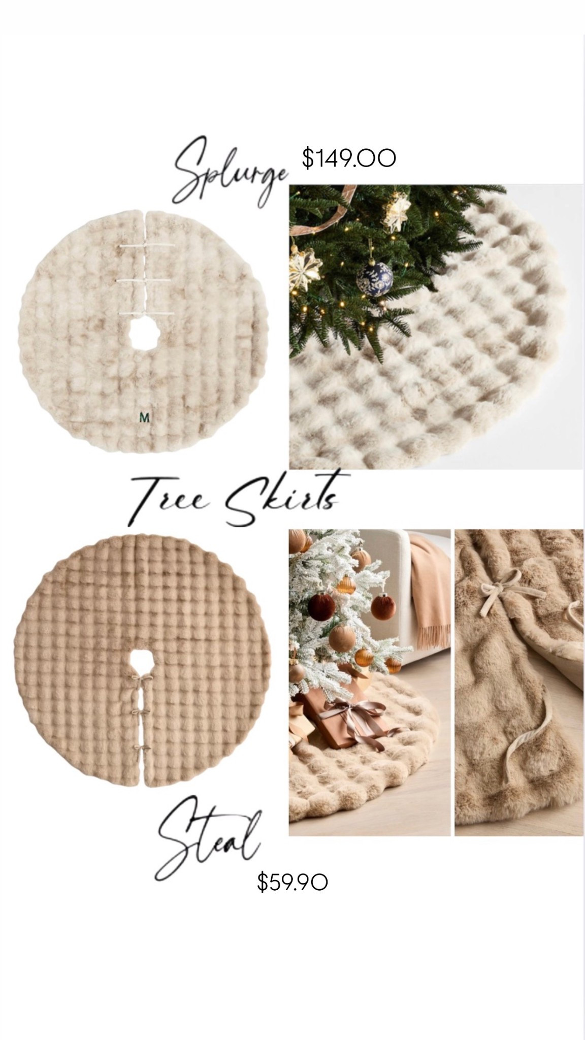 Just purchased this tree skirt from Quince after almost splurging on the Crate & Barrel skirt.

#LTKSaleAlert #LTKHoliday #LTKHome