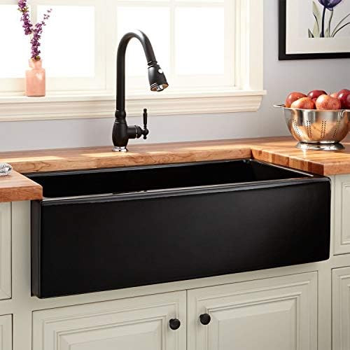 Signature Hardware 933888-36 Mitzy 36" Single Basin Fireclay Reversible Farmhouse Sink with Smooth A | Amazon (US)