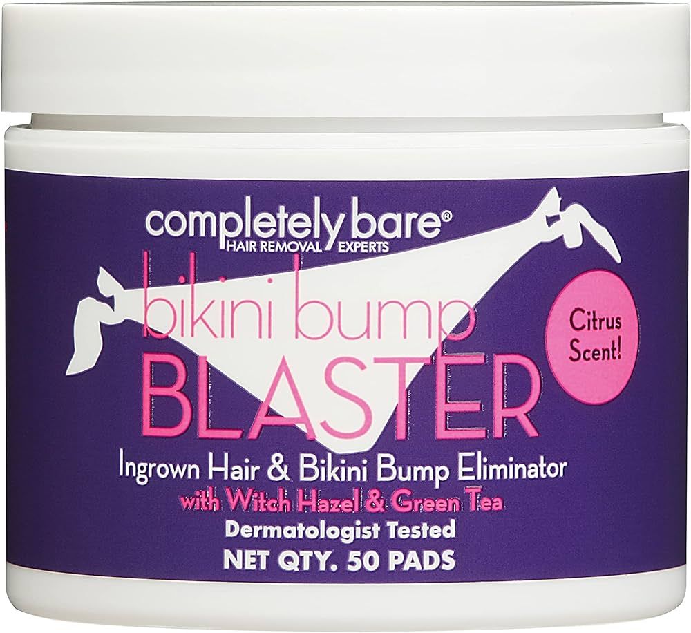 completely bare bikini bump BLASTER Ingrown Hair & Bikini Bump Eliminator - Exfoliating AHAs & BH... | Amazon (US)
