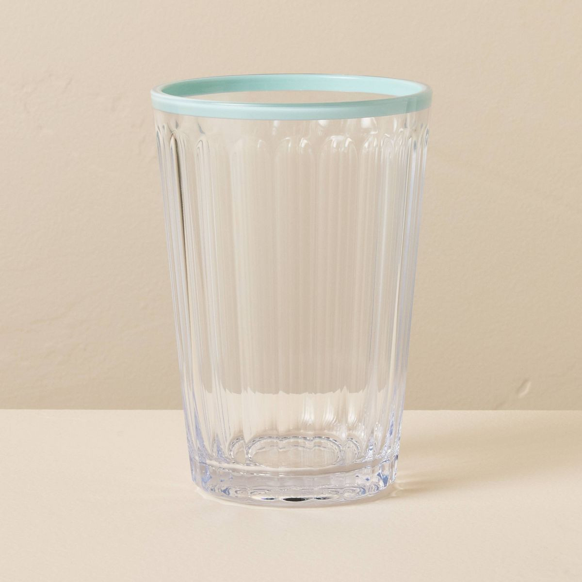 14.5oz Ribbed Plastic Tall Tumbler - Hearth & Hand™ with Magnolia | Target