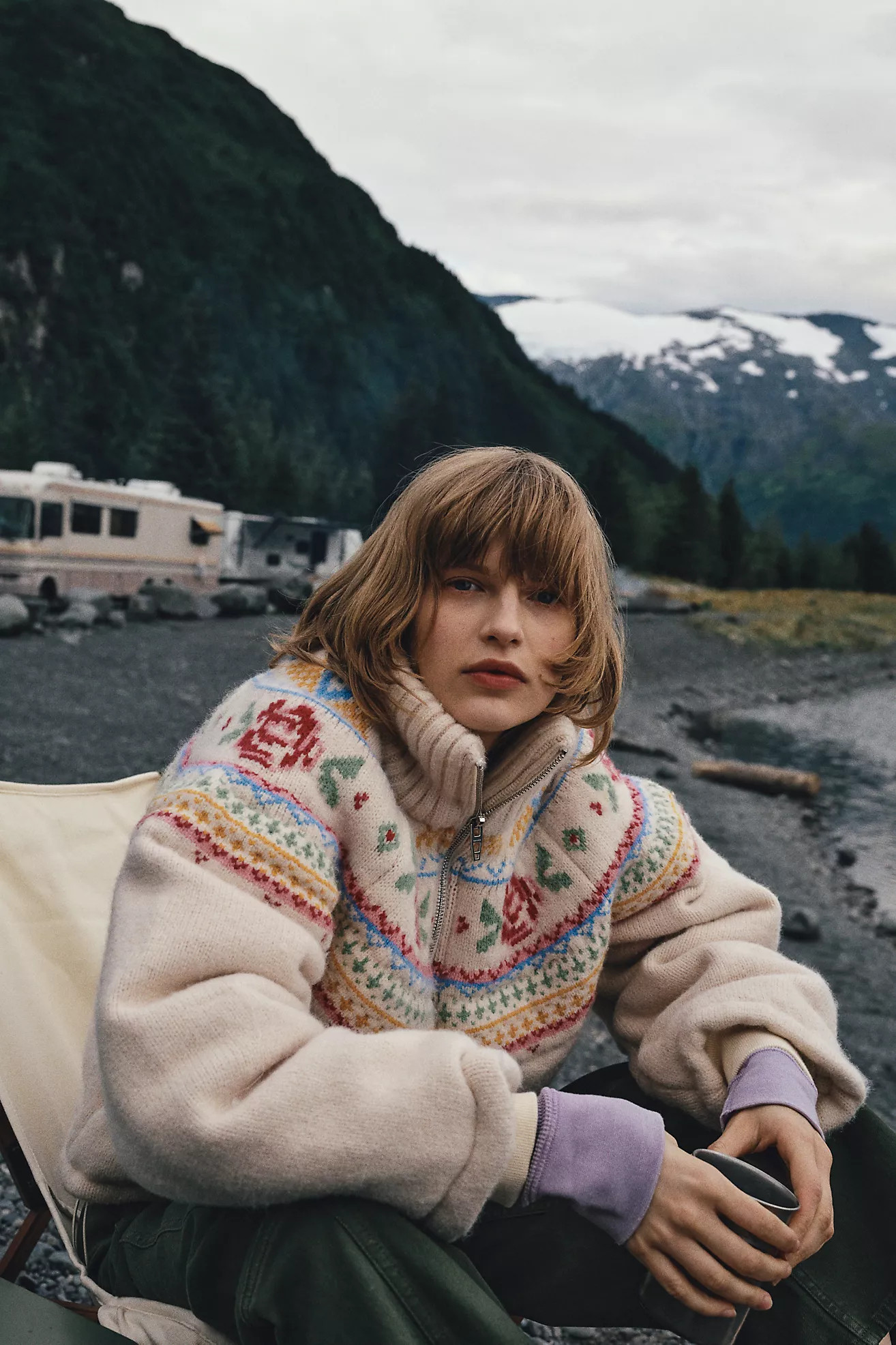 BLANKNYC Aspen Floral Drawstring Jacket | Anthropologie (US)