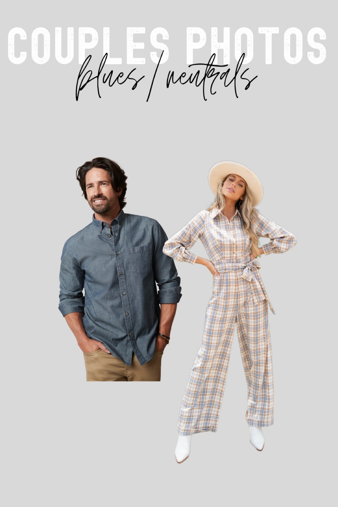 Family photos couple photos plaid blues 

#LTKstyletip #LTKbump #LTKunder50