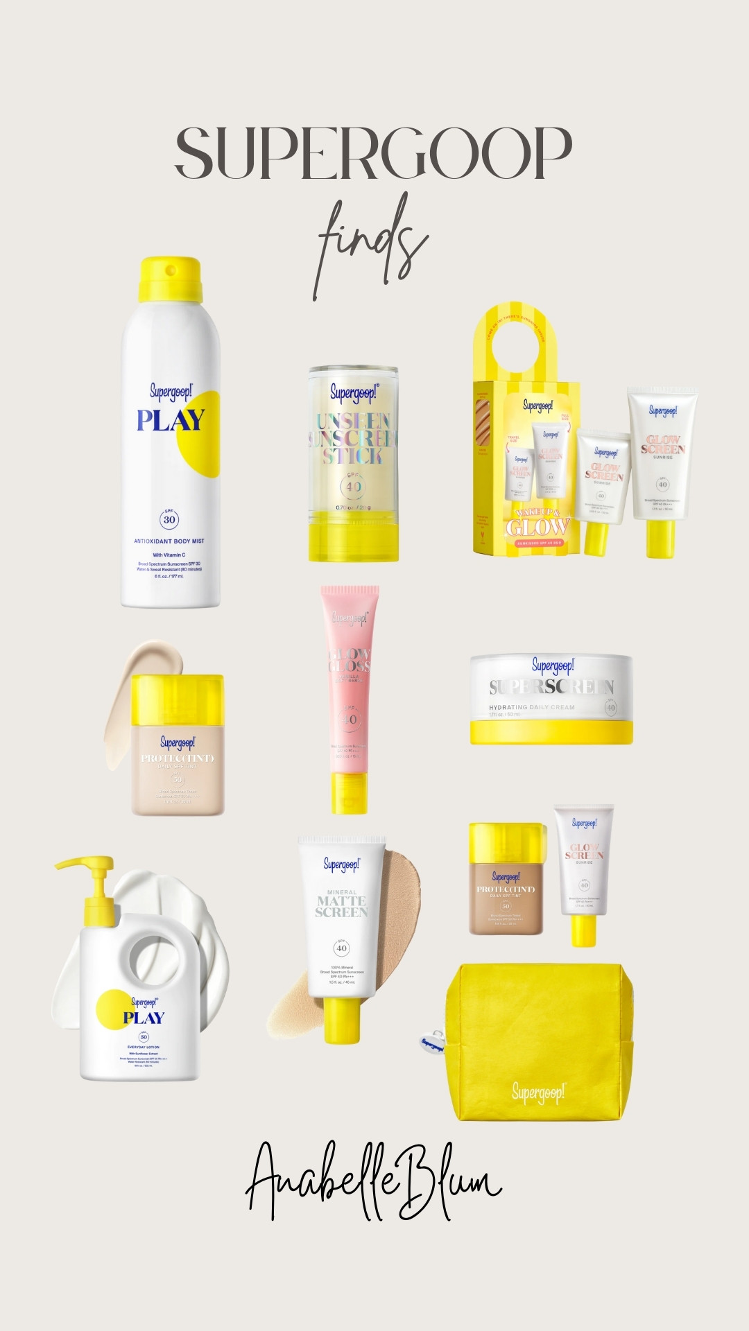 Supergoop Favorites! 

 #LTKdayinmylife #LTKselfcare #LTKU