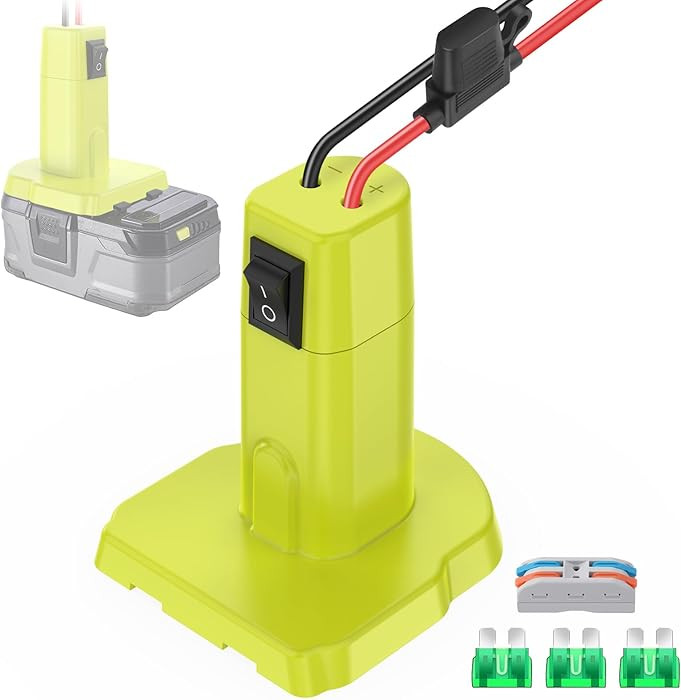 1 Packs Power Wheel Adapter for Ryobi 18V Battery Adapter Power Wheel Battery Conversion Kit with... | Amazon (US)