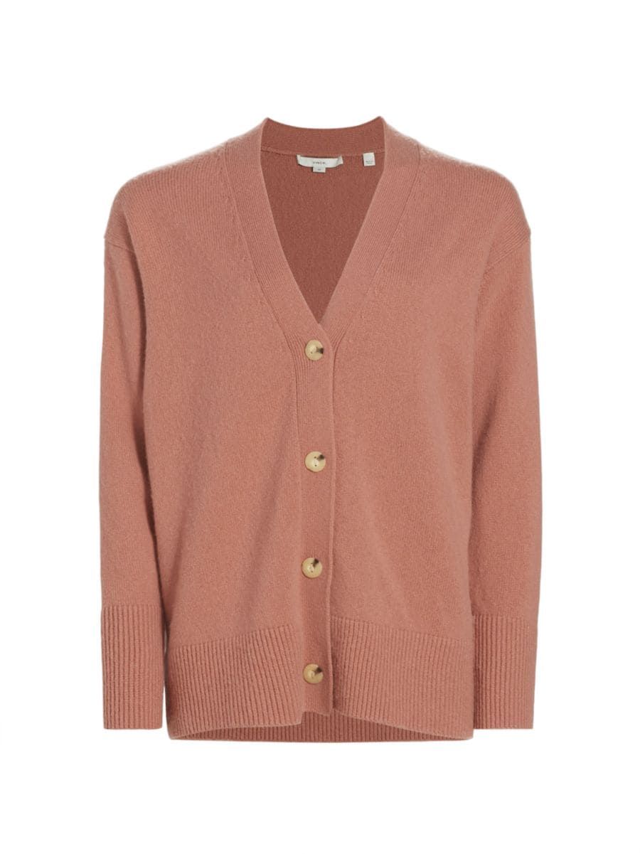 Weekend Wool-Blend Button-Front Cardigan | Saks Fifth Avenue