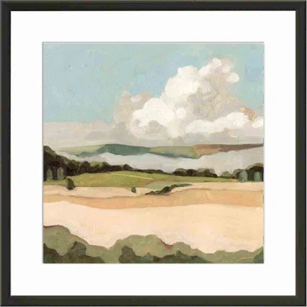 Cumulus Landscape II by Emma Scarvey - Picture Frame Painting | Wayfair North America