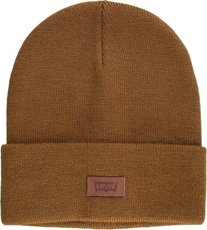 Levi's Mens All-Season Hero Beanie Soft Knit Cuffed Winter Hat, Warm & Comfortable Everyday Style | Amazon (US)